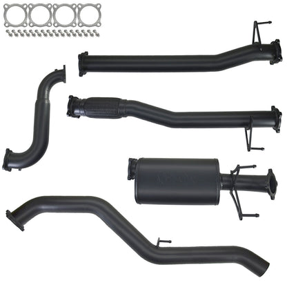 Isuzu D-Max Exhaust 3L 2012 to 2016 3" Turbo Back Systems