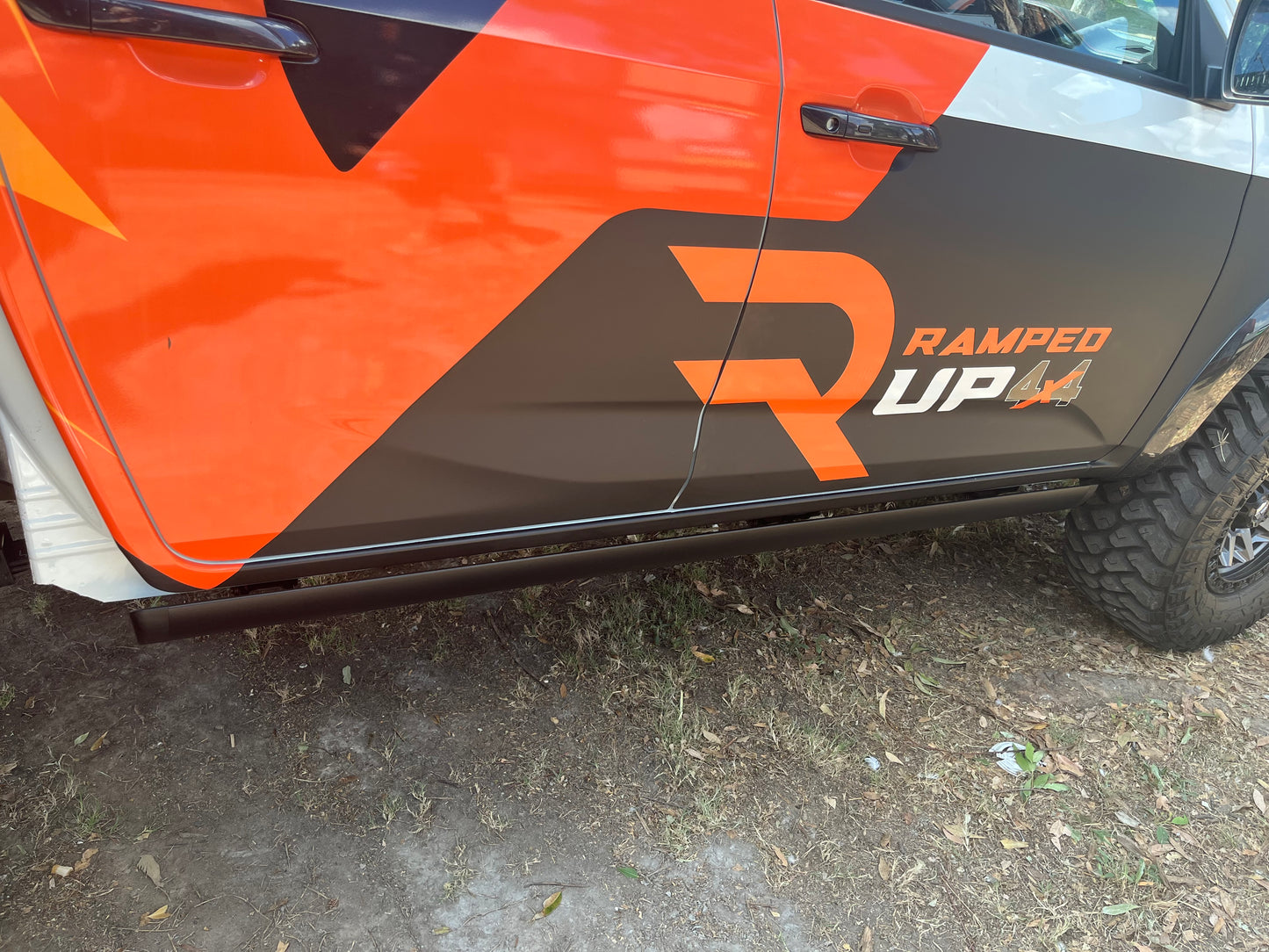 Ramped Up Power Boards Electric Side Steps for Nissan Navara 2017-Current