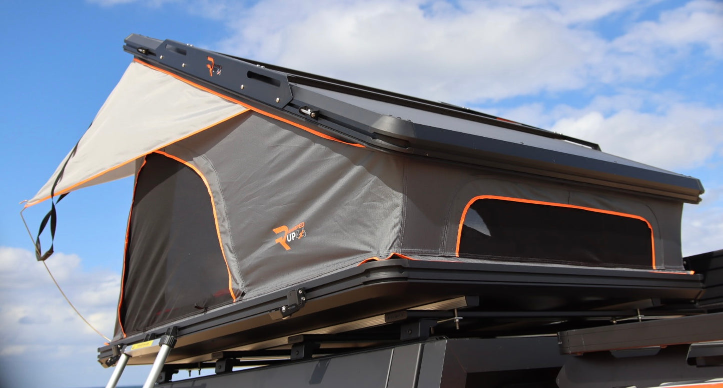 RAMPED UP 4X4 ROOF TOP TENT (ALUMINUM TRIANGLE)