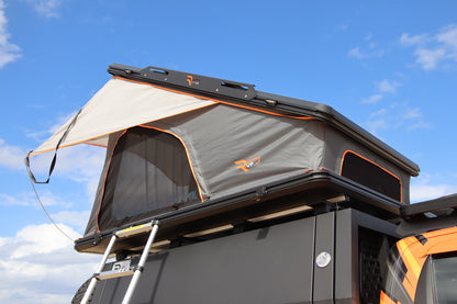 RAMPED UP 4X4 ROOF TOP TENT (ALUMINUM TRIANGLE)