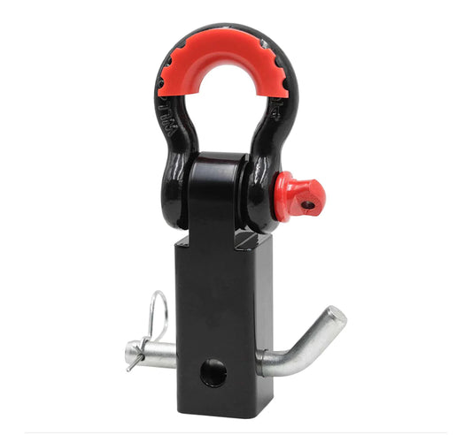 FORGED SHACKLE HITCH RECEIVER W/ISOLATOR & WASHERS - 42,000 LBS (TOW HITCH)
