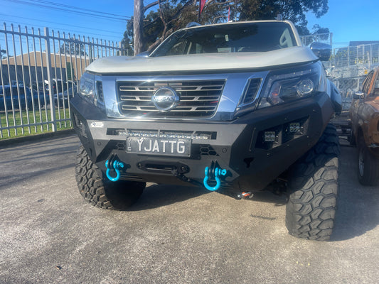 Ramped Up 2015-2020 Nissan Navara Front bullbar ( Matte Black)  back order January