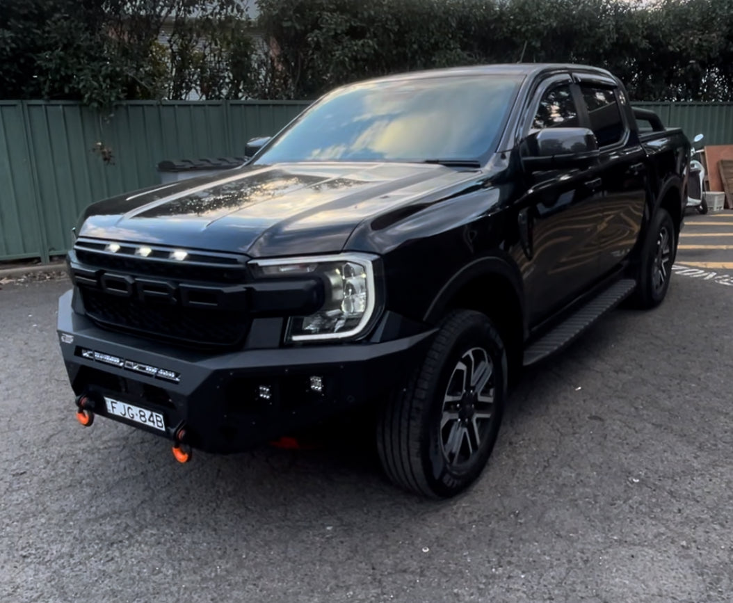 Ford Ranger next gen no hoop (2022+) Front bull bar (Matte Black)