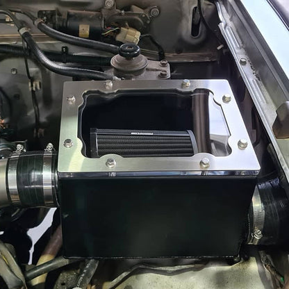 Nissan Navara D22 3.0L 4″ Stainless Steel Snorkel/Airbox Kit