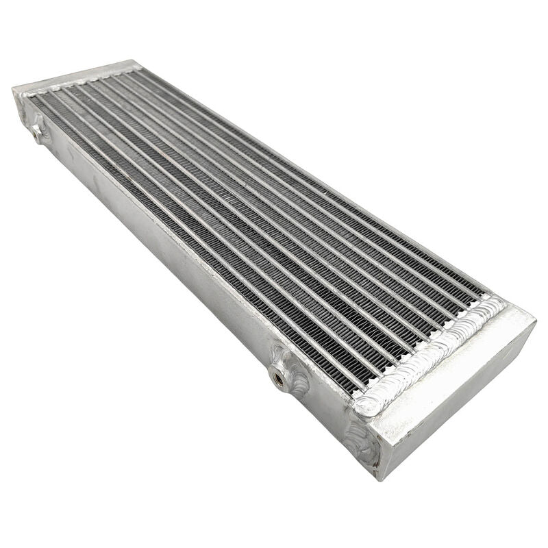 Oil Cooler Universal Dual Pass Bar & Plate 18.5 x 5.5 x 1.58 Core Large Silver 01EGB052ASL