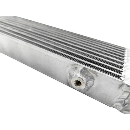 Oil Cooler Universal Dual Pass Bar & Plate 18.5 x 5.5 x 1.58 Core Large Silver 01EGB052ASL