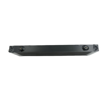 Universal Dual Pass Bar & Plate Oil Cooler 18.5"x5.5"x1.58" Core Black Large 01EGB052ASL
