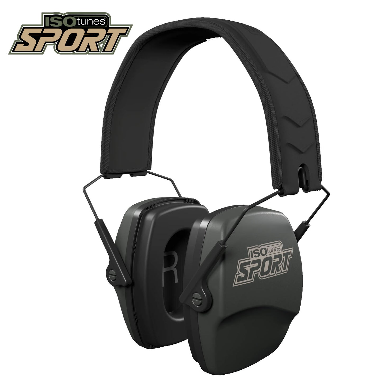 Isotunes Defy Slim Passive Earmuffs Green