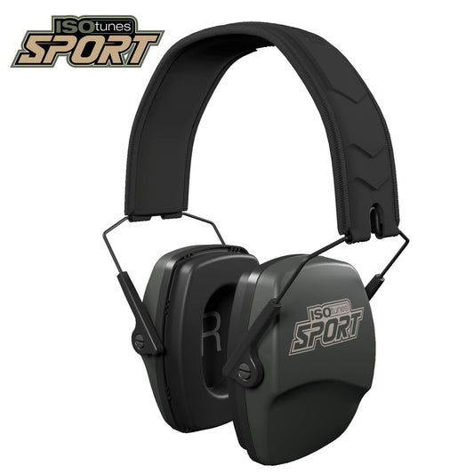 Isotunes Defy Slim Passive Earmuffs Green