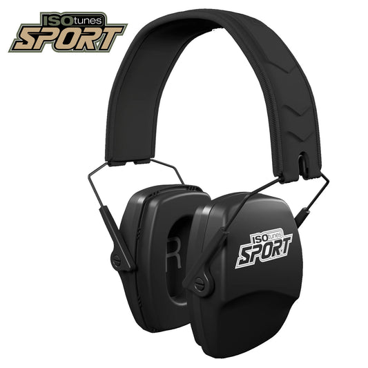 Isotunes Defy Slim Passive Earmuffs Black