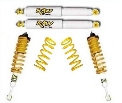 2 Inch 50mm RAW Nitro 4x4 ReadyStrut Lift Kit to suit Toyota Prado 150 Series 2009-On & FJ Cruiser 2009-2018