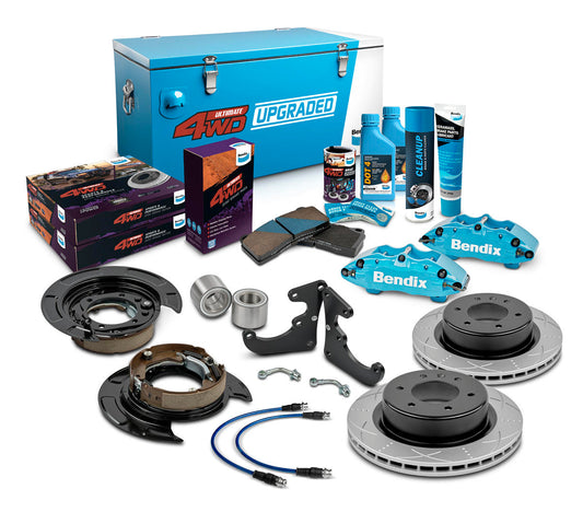 Rear 2" Big Brake Upgrade Kit to suit Ford Ranger PX I, PX II & PX III with 4-Pot Caliper & 15" or larger wheels