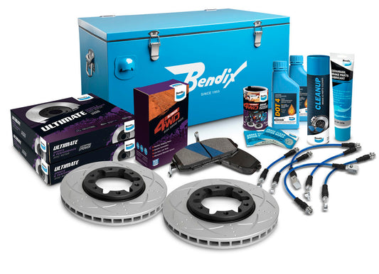 Front 0" Brake Upgrade Kit to suit Nissan Patrol GU/Y61 1999-2006 4.5, 2.8TDCi & 4.2D 4x4 non ABS