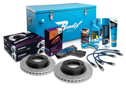 Front 4" Brake Upgrade Kit to suit Toyota Hilux KUN26 2011-on