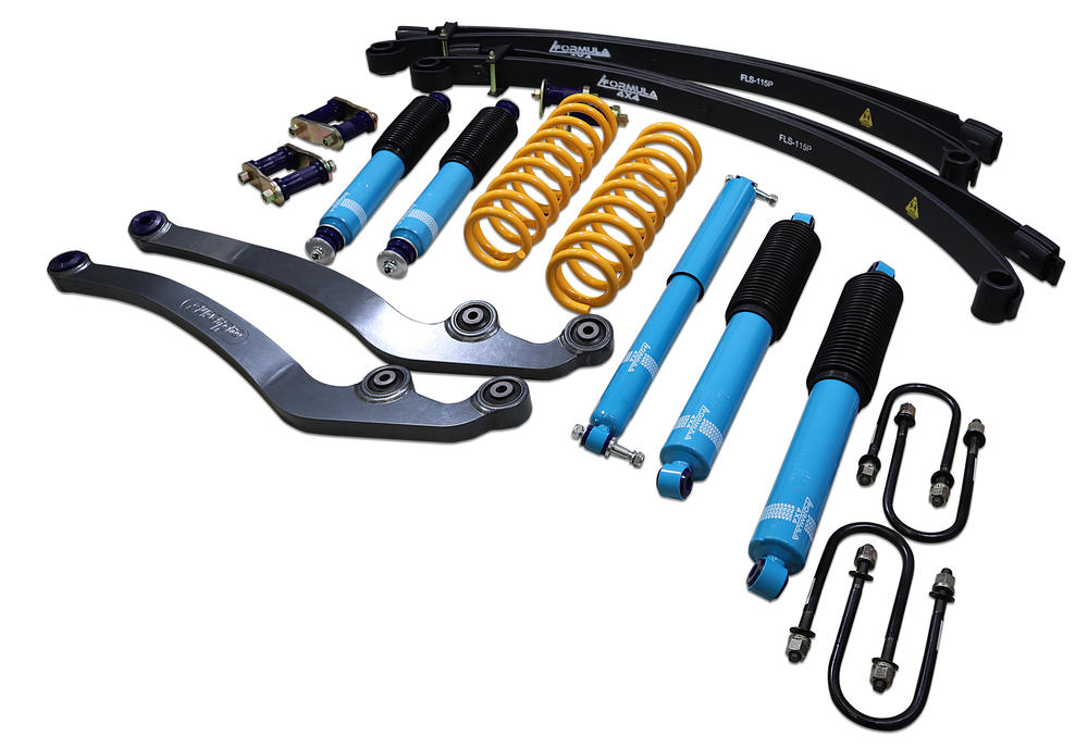2 Inch 50mm Formula 4x4 Premium Big Bore Lift Kit to suit Toyota Landcruiser 78, 79 Series 2007-07/2016