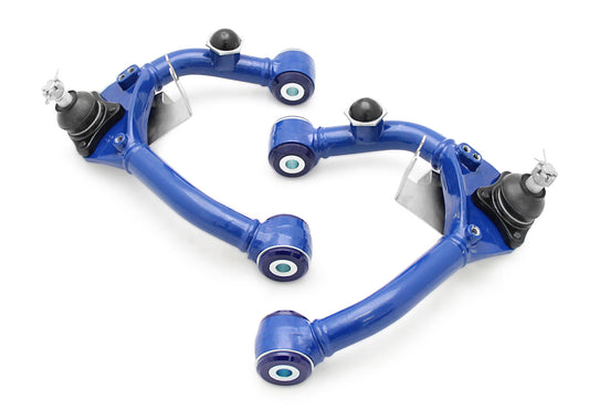 Front Fixed Offset Upper Control Arm Kit including Ball Joints to suit Mitsubishi Pajero 2000-2022 - NM, NP, NS, NT, NW, NX