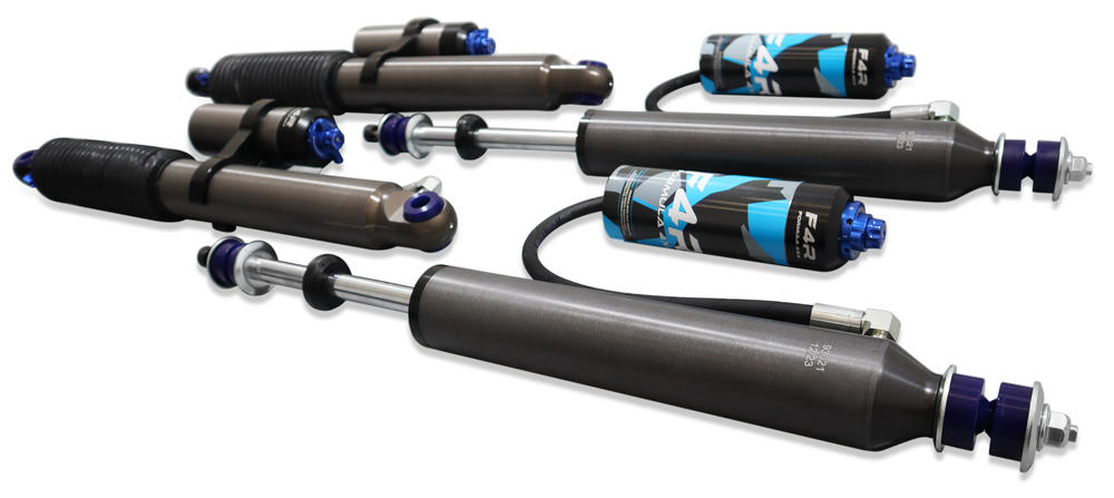 3-4 Inch Adjustable F4R Formula 4x4 Shock Absorber Kit to suit Nissan Patrol GQ Y60 & GU Y61 1988-2016