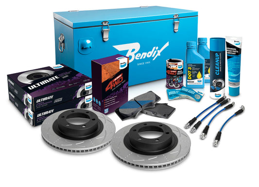 Front 0" Brake Upgrade Kit to suit Toyota Prado 120 Series 2002-2010