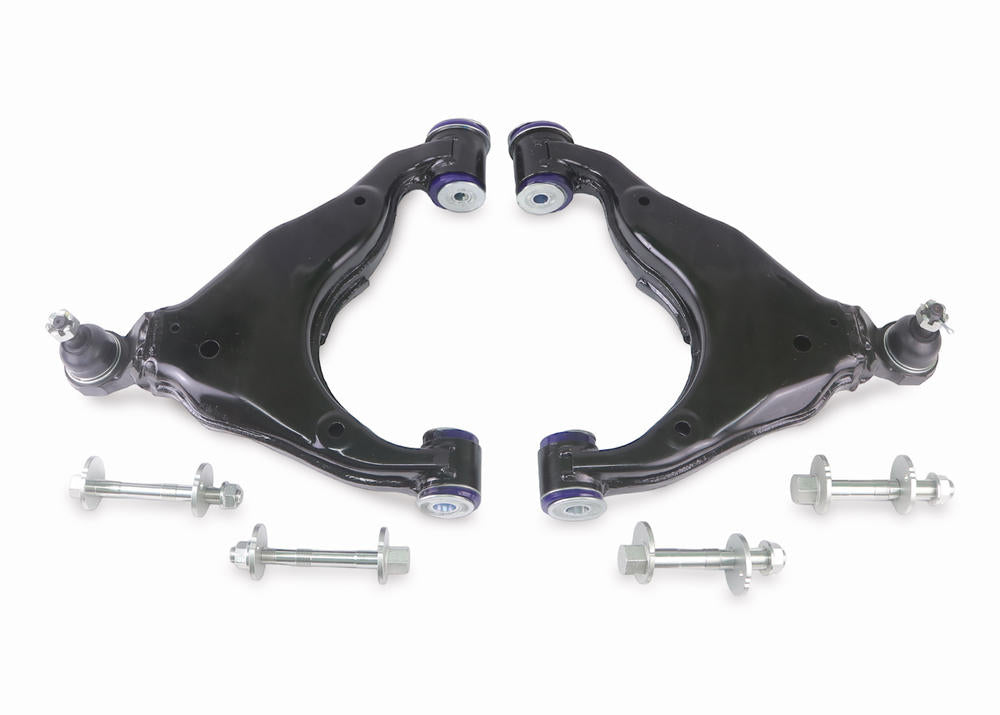 Front Lower Adjustable Control Arm Kit including Ball Joints to suit Toyota Toyota Prado, FJ Cruiser & Lexus GX (non KDSS vehicles)