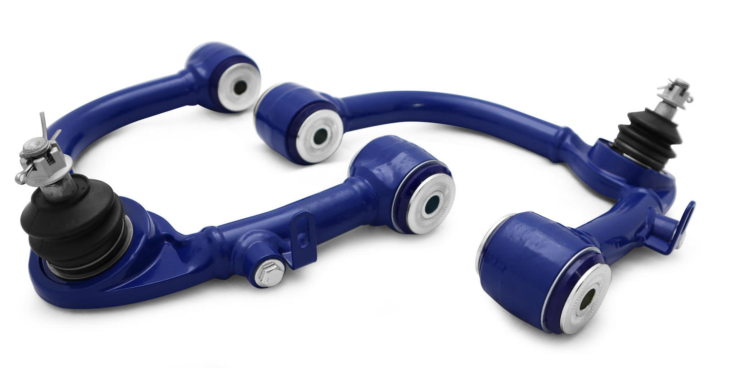 Front Fixed Offset Upper Control Arm Kit including Ball Joints to suit Toyota Land Cruiser 100 Series 1998-2007