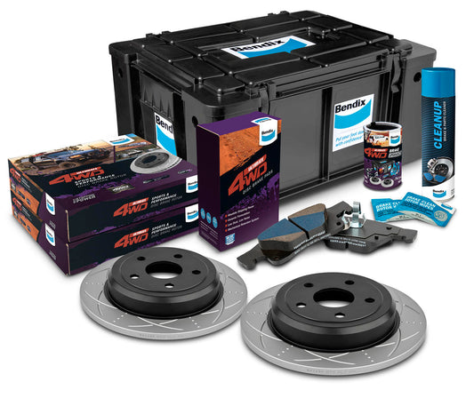 Rear Brake Upgrade Kit to suit Jeep Grand Cherokee WK, WKII 2010-2018 with 350mm non-vented brake rotor & 18" wheels