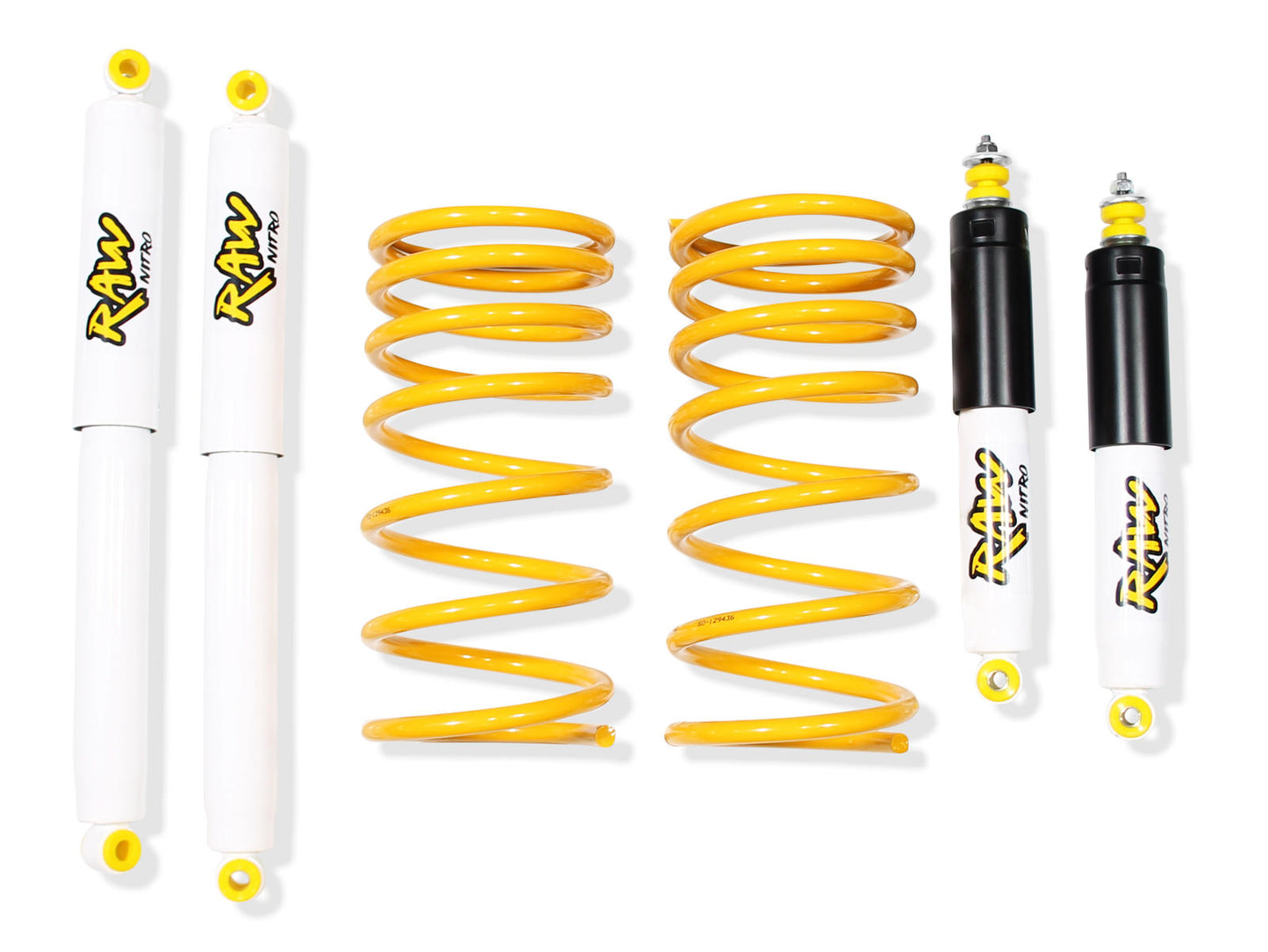 2 Inch 50mm RAW 4x4 Lift Kit to suit Mitsubishi Challenger PA II 2000-2007 (Coil Spring Rear)