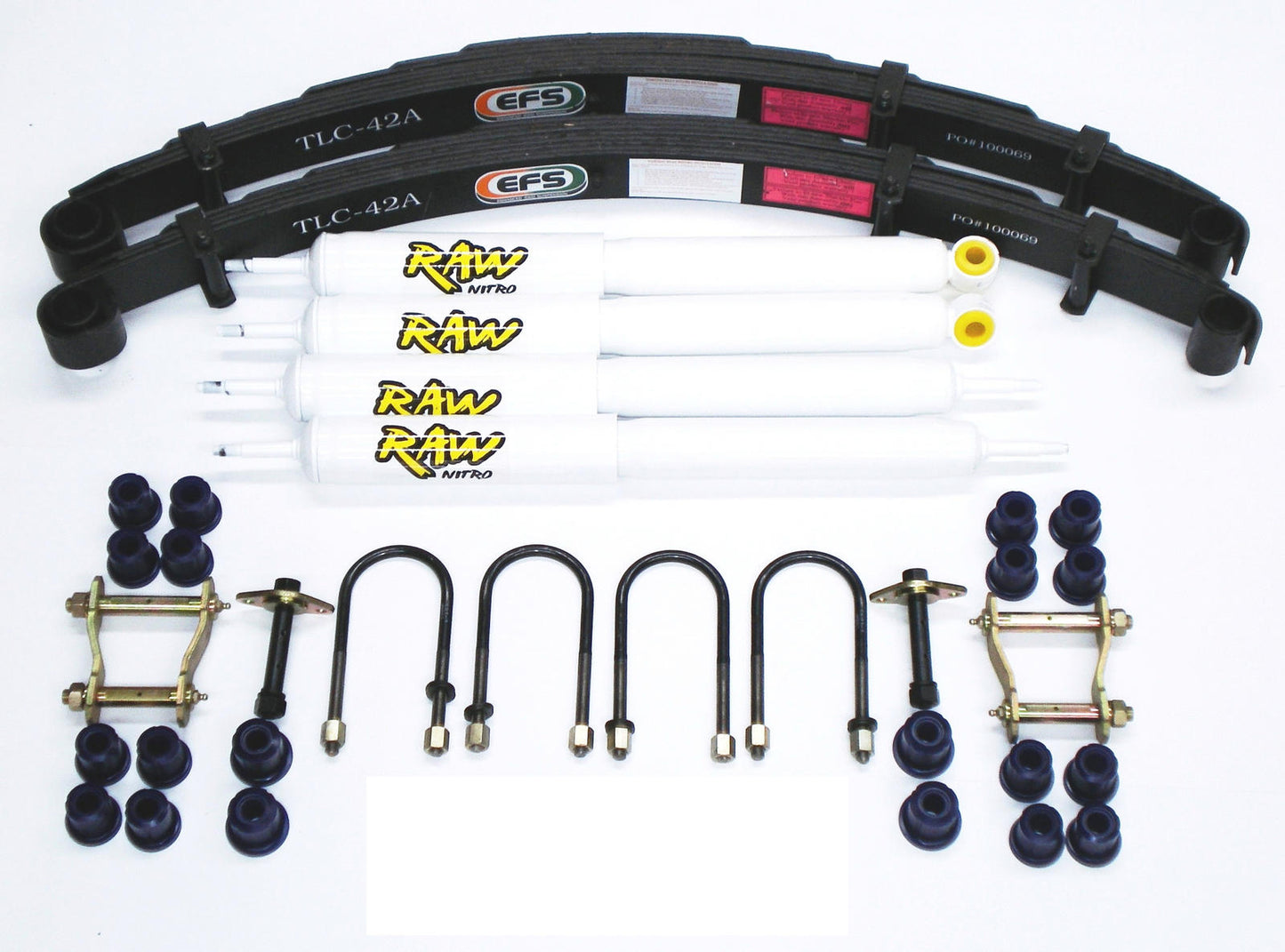 40mm RAW Nitro 4x4 Lift Kit to suit Toyota 4 Runner N5, N6 (IFS, Leaf rear) 1984-1989