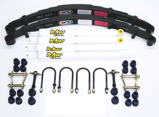 40mm RAW Nitro 4x4 Lift Kit to suit Toyota 4 Runner N5, N6 (IFS, Leaf rear) 1984-1989