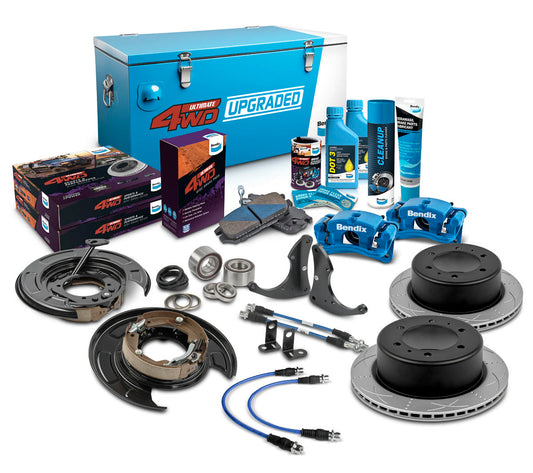 Rear 0" Big Brake Upgrade Kit to suit Toyota Hilux GUN123, 136 & TGN121 2015-on requires 15" wheels or larger