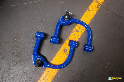 Front Upper Fixed Offset Control Arm Kit including Ball Joints to suit Toyota FJ Cruiser & Prado 120/150 Series