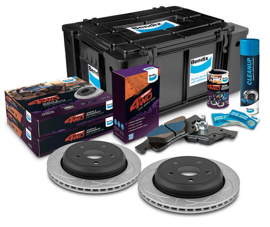 Rear Brake Upgrade Kit to suit Jeep Grand Cherokee WK, WKII 2010-2018 with 330mm non-vented brake rotor & 17" wheels
