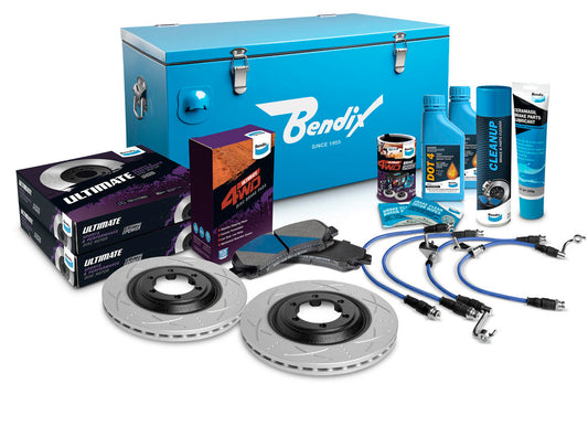 Front 2" Brake Upgrade Kit to suit Holden Colorado RG 2012-2017 & Isuzu D-Max 2012-2020 with flat (inboard) rotor, with VSC
