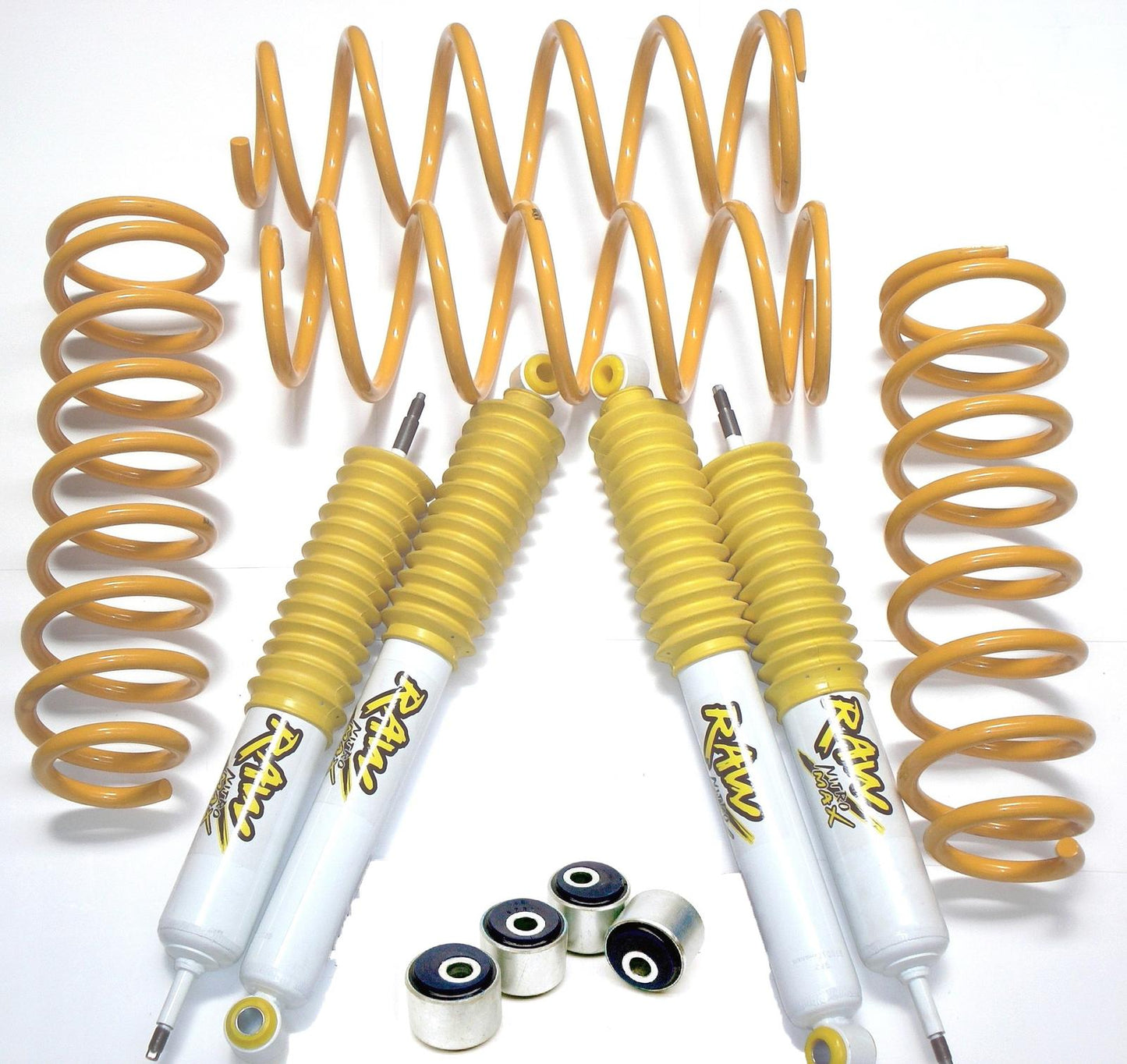 2 Inch 50mm RAW Nitro 4x4 Lift Kit to suit Nissan Patrol GU, Y61 Cab Chassis 1999-2016