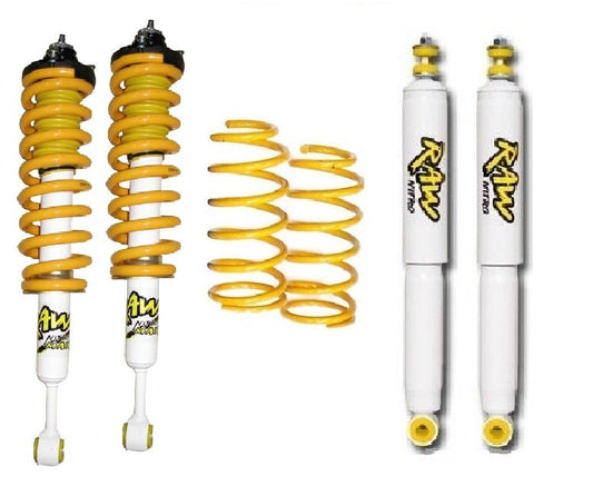 2 Inch 50mm RAW Nitro 4x4 ReadyStrut Lift Kit to suit Toyota Prado 120 Series 2002-2010 & FJ Cruiser 2006-2009