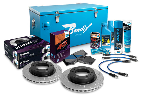 Front 0" Brake Upgrade Kit to suit Toyota Hilux KUN26 2006-2011 with 319mm Rotor & VSC
