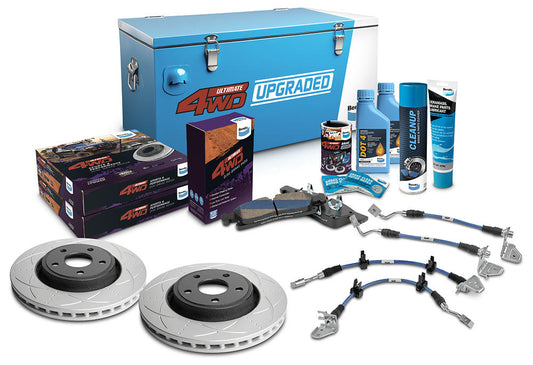 Front 0" Brake Upgrade Kit to suit Jeep Grand Cherokee WK, WKII 2010-2018 with 350mmm brake rotor & 18" wheels