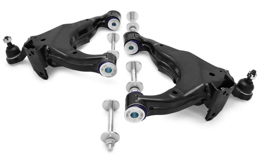 Front Lower Offset Control Arm Kit including Ball Joints to suit Toyota Prado 150 Series 2010-on (KDSS vehicles)