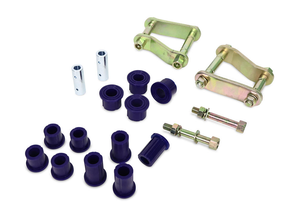 SuperPro KIT247SK greaseable shackle pin and bush kit for GWM Cannon