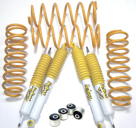 2 Inch 50mm RAW Nitro 4x4 Lift Kit to suit Nissan Patrol GU, Y60 1988-1997 Cab Chassis