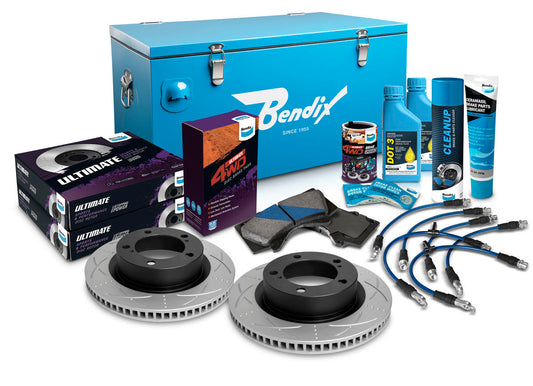 Front 0" Brake Upgrade Kit to suit Toyota Land Cruiser 200 Series UZJ200 & VDJ200 up to 2012 with 340mm Rotor