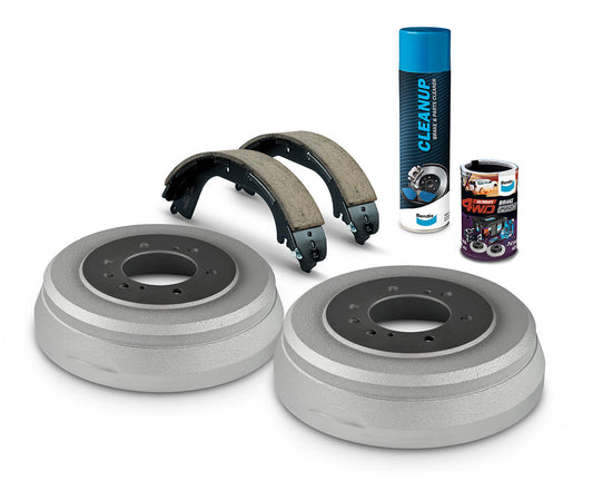 Rear 4WD Drum Upgrade Kit to suit Nissan Navara D22 1997-2015