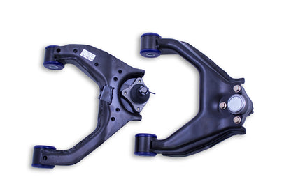 Front Upper Lift Correction Control Arm Kit including Ball Joints to suit Mitsubishi Triton ML, MN, MQ, Pajero Sport QE & Challenger PB for vehicles without headlight sensor