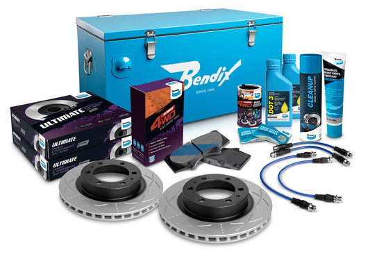 Front 0" Brake Upgrade Kit to suit Toyota Hilux GGN/GUN125 &126 2015-on with 319mm rotor & VSC