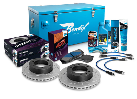 Front 0-2" Brake Upgrade Kit to suit Toyota Hilux KUN26 2011-2015 with 297mm Rotor, without VSC