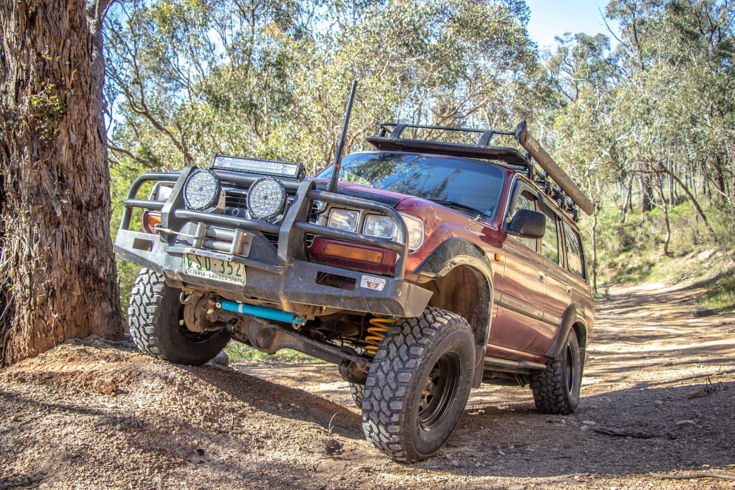 2 Inch 50mm Formula 4x4 Premium Big Bore Lift Kit to suit Land Cruiser 80 Series from 1991-1998 & 105 Series 1998-2007