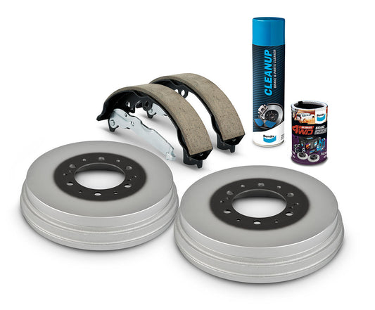Rear 4WD Drum Upgrade Kit to suit Toyota Hilux 2005-on GUN136 & KUN26