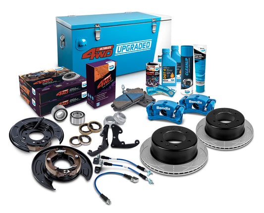 Rear 2" Big Brake Upgrade Kit to suit Isuzu D-Max 2012-2020 with 15" or larger wheels, without VSC