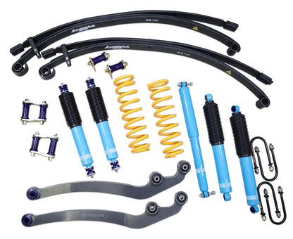 2 Inch 50mm Formula 4x4 Premium Big Bore Lift Kit to suit Toyota Landcruiser 78, 79 Series 2007-07/2016
