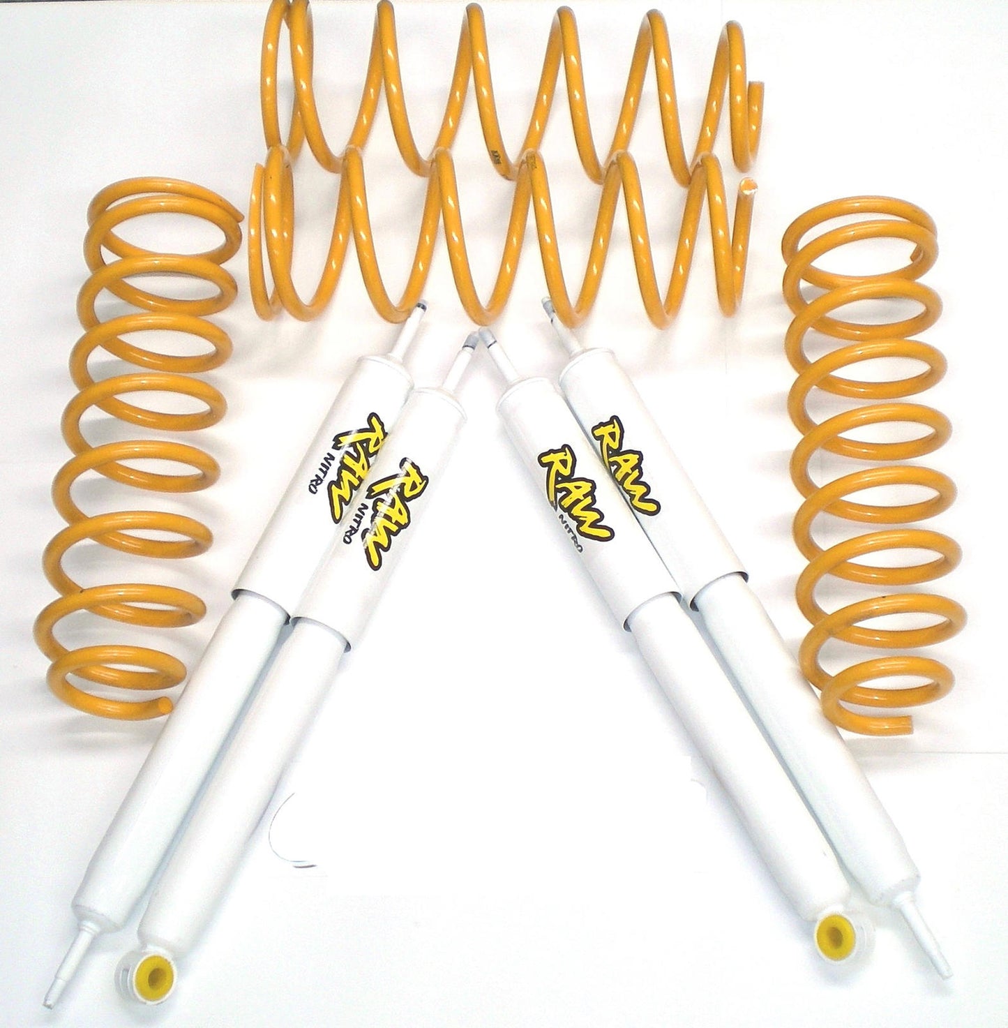 2 Inch 50mm RAW Nitro 4x4 Lift Kit to suit Land Rover Defender & County 110,130 up to 1999