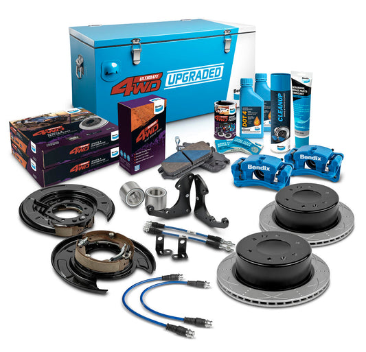 Rear 0" Big Brake Upgrade Kit to suit Ford Ranger PX I, PX II & PX III with 15" or larger wheels